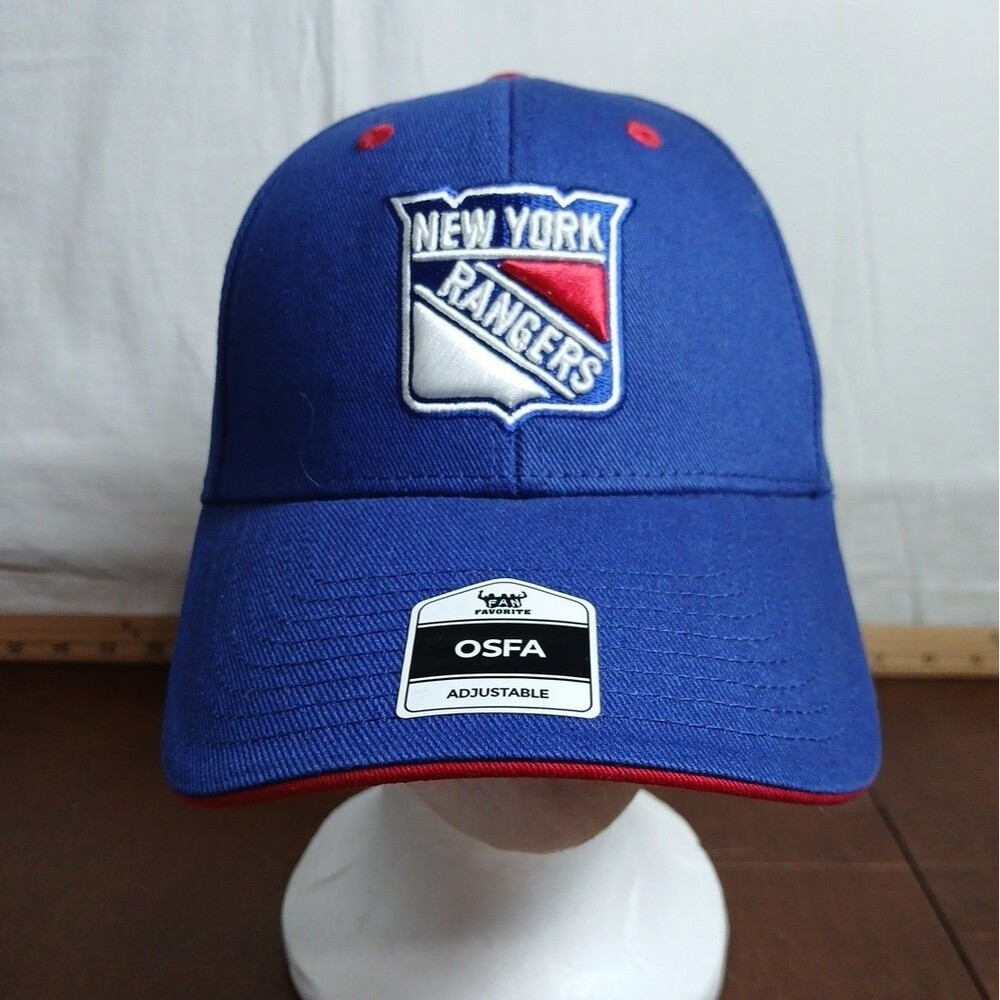 NHL Authorized York Rangers Adjustable Hat Cap Hockey NWT